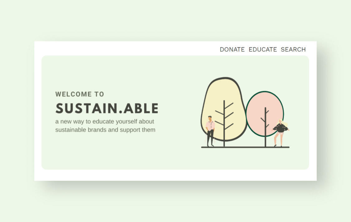Sustain.Able Site Preview